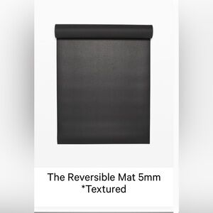 Lululemon The Reversible Mat 5mm *Textured - Used, Scuffs Black